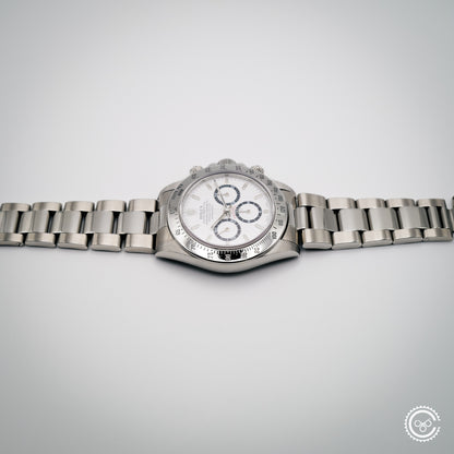 Rolex Daytona 16520 “Zenith Era” | 1997 | White Dial | 40mm | Stainless Steel | Oyster Bracelet | Reserved**