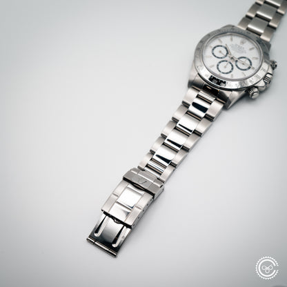 Rolex Daytona 16520 “Zenith Era” | 1997 | White Dial | 40mm | Stainless Steel | Oyster Bracelet | Reserved**