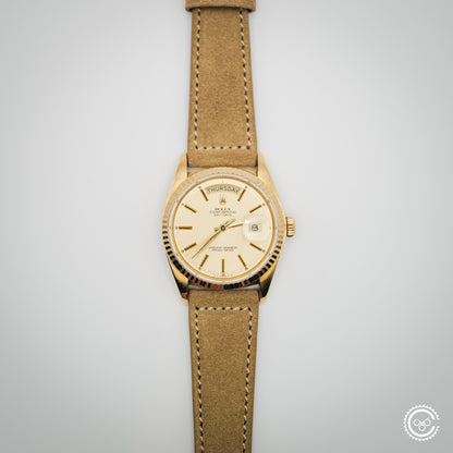 Rolex Day-Date 1803 — 18K Yellow Gold (Champagne Dial)