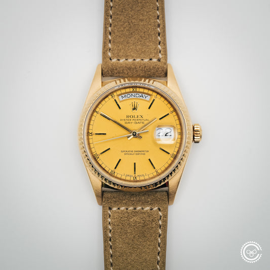 Rolex Day-Date 18038 — 18k Yellow Gold