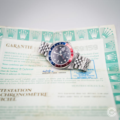 Rolex GMT-Master II 16710 “Pepsi” – Full Set (1996)