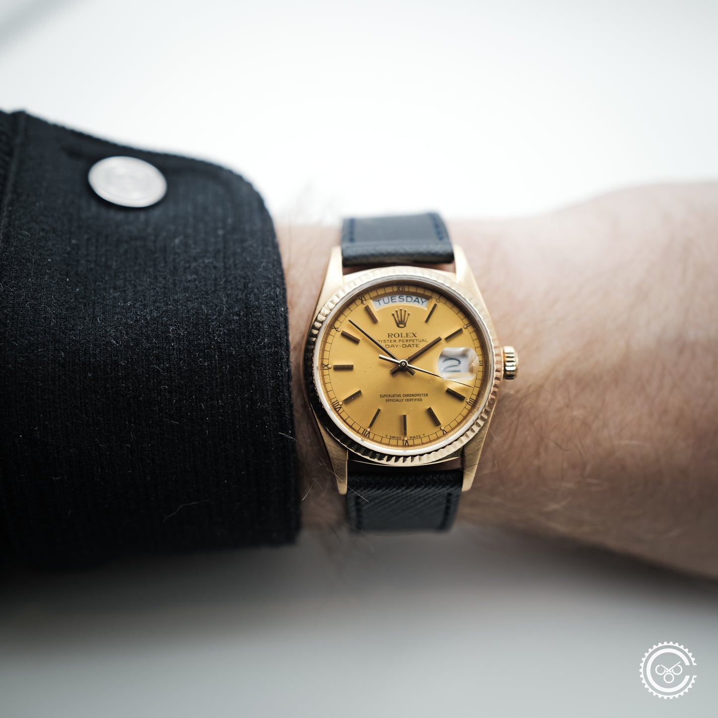 Rolex Day-Date 18038 — 18k Yellow Gold
