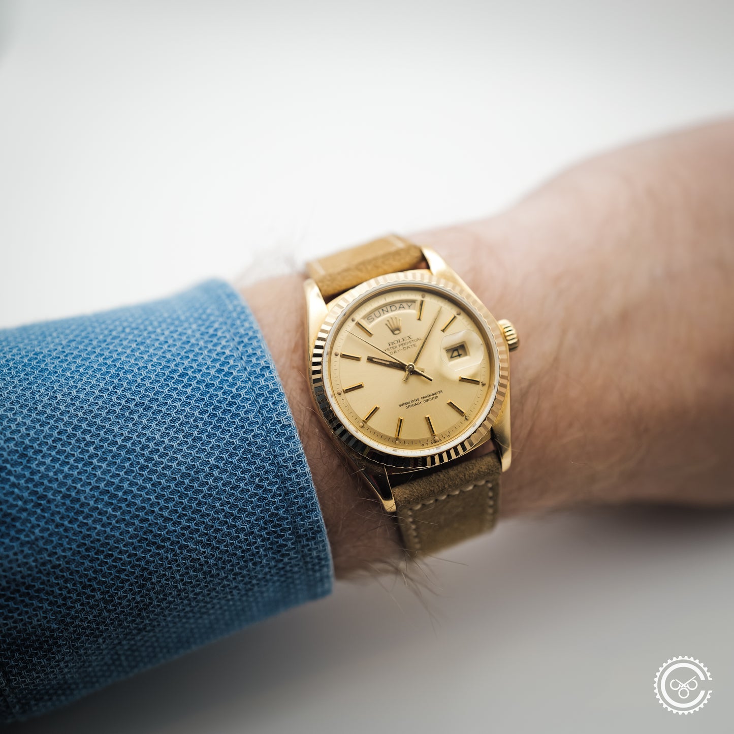 Rolex Day-Date 1803 — 18K Yellow Gold (Champagne Dial)