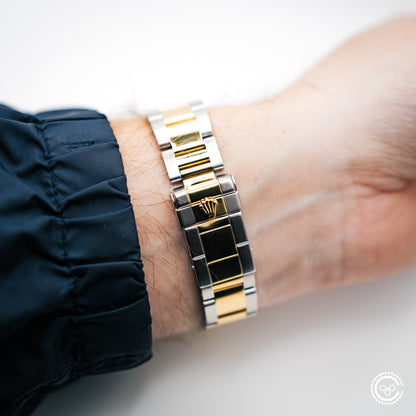 Rolex Daytona 16523 – Zenith Era Two-Tone (White Dial)