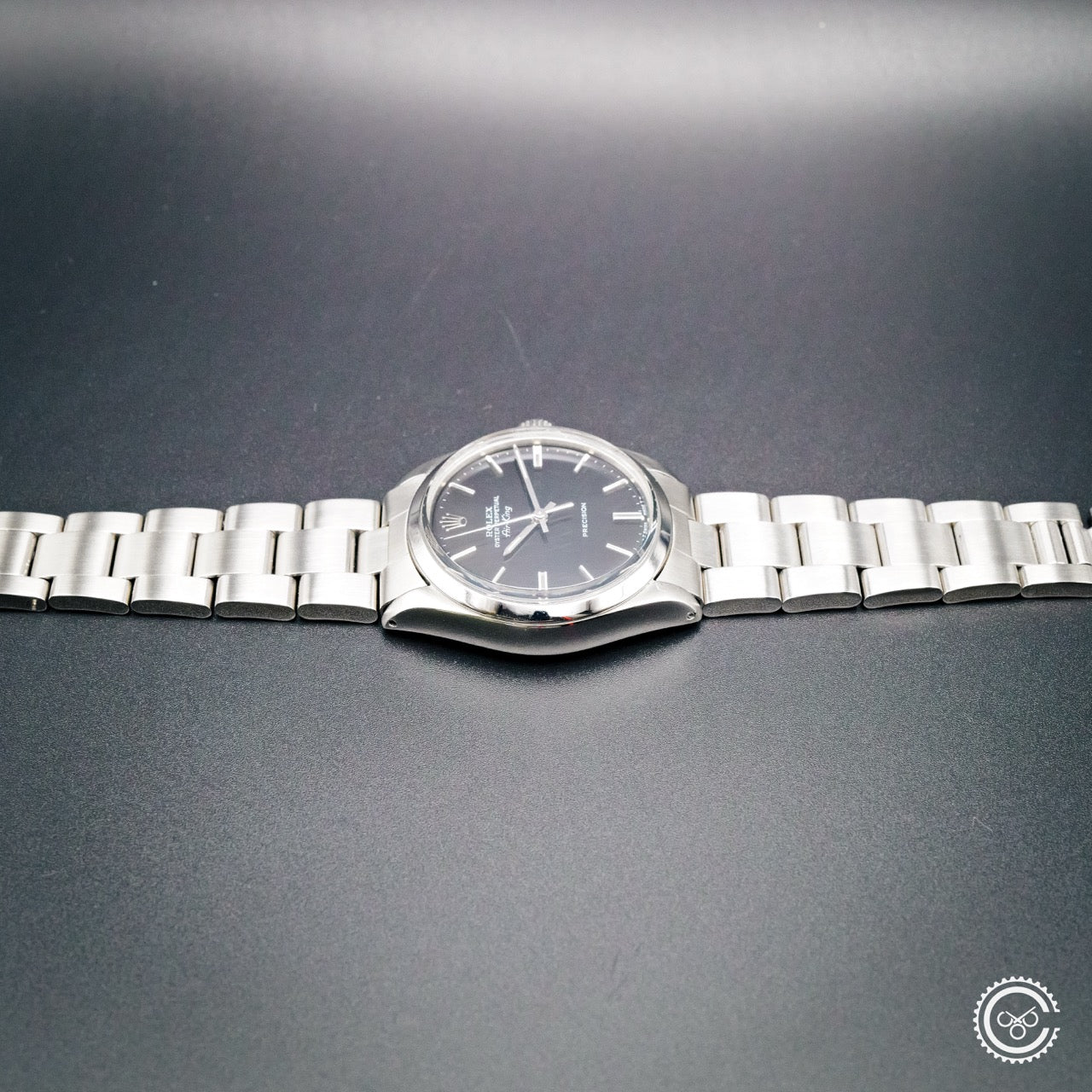 Rolex — Oyster Perpetual Air-King — Reference 5500 — 1987 — Black Dial