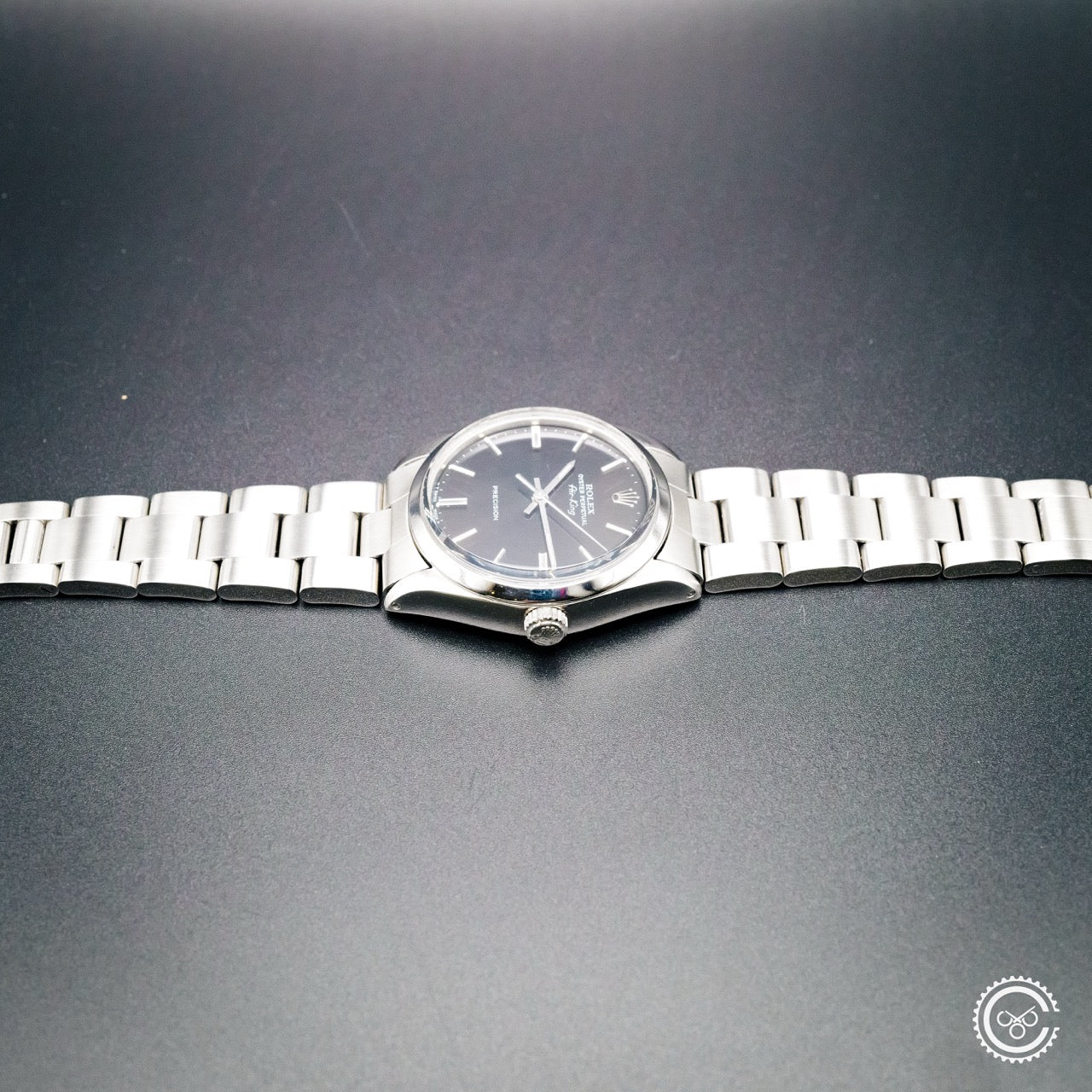Rolex — Oyster Perpetual Air-King — Reference 5500 — 1987 — Black Dial