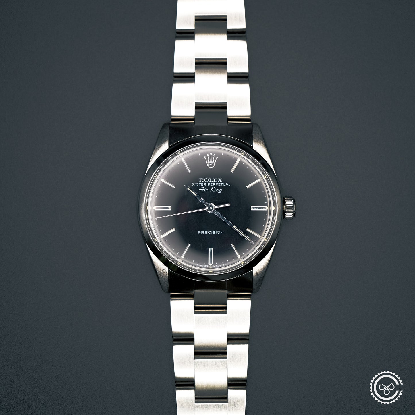 Rolex — Oyster Perpetual Air-King — Reference 5500 — 1987 — Black Dial