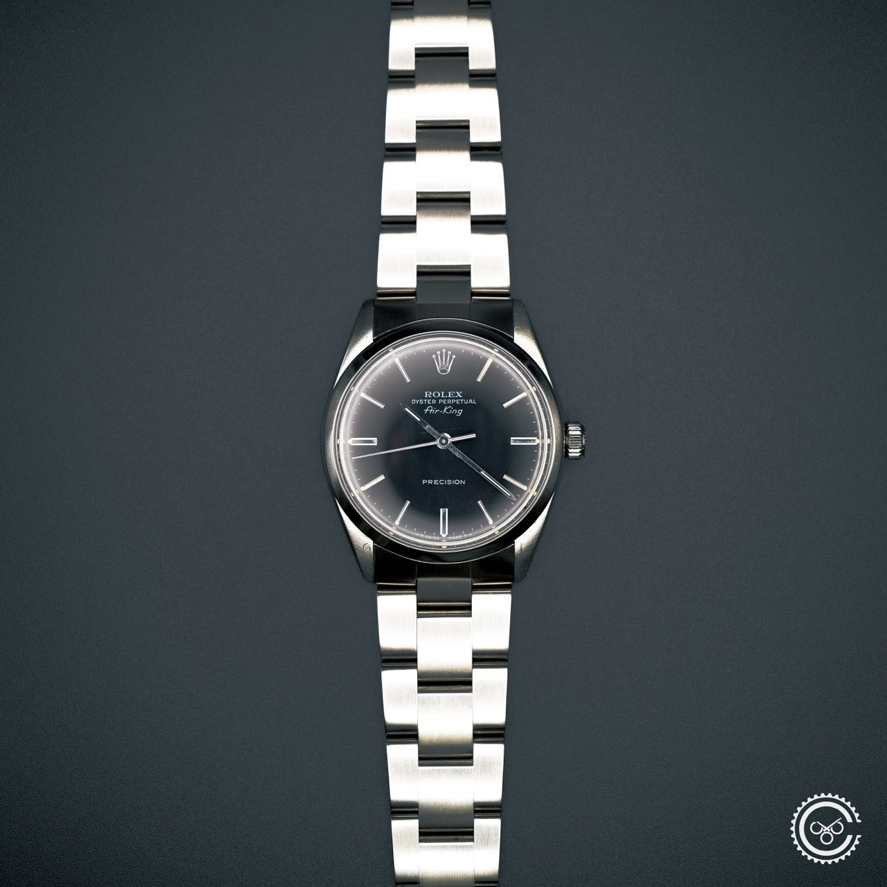 Rolex — Oyster Perpetual Air-King — Reference 5500 — 1987 — Black Dial