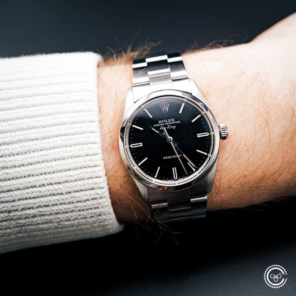 Rolex — Oyster Perpetual Air-King — Reference 5500 — 1987 — Black Dial