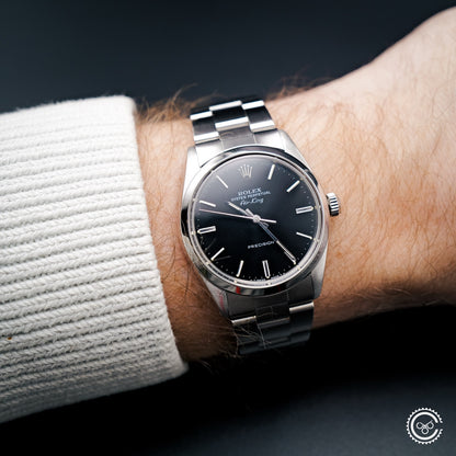 Rolex — Oyster Perpetual Air-King — Reference 5500 — 1987 — Black Dial