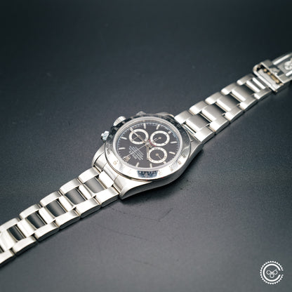 Rolex — Cosmograph Daytona — Ref. 16520 — Circa 1996 — Black Dial