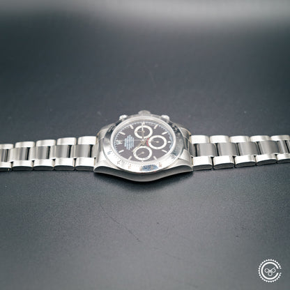 Rolex — Cosmograph Daytona — Ref. 16520 — Circa 1996 — Black Dial