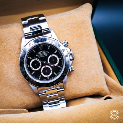 Rolex — Cosmograph Daytona — Ref. 16520 — Circa 1996 — Black Dial
