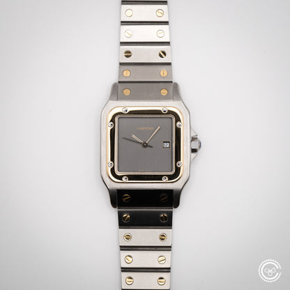 Cartier — Santos Carrée “Ghost Dial” — Ref. 2961 — 1986 — Watch & Papers (Harrods)