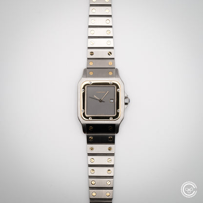 Cartier — Santos Carrée “Ghost Dial” — Ref. 2961 — 1986 — Watch & Papers (Harrods)