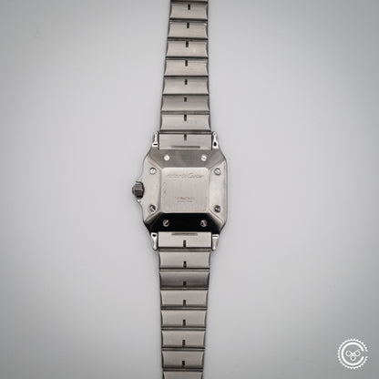 Cartier — Santos Carrée “Ghost Dial” — Ref. 2961 — 1986 — Watch & Papers (Harrods)