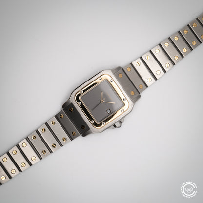 Cartier — Santos Carrée “Ghost Dial” — Ref. 2961 — 1986 — Watch & Papers (Harrods)
