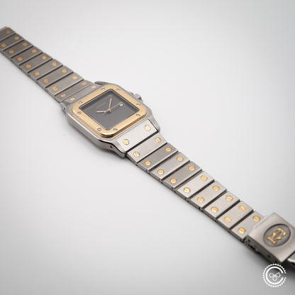 Cartier — Santos Carrée “Ghost Dial” — Ref. 2961 — 1986 — Watch & Papers (Harrods)