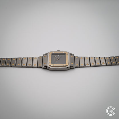 Cartier — Santos Carrée “Ghost Dial” — Ref. 2961 — 1986 — Watch & Papers (Harrods)